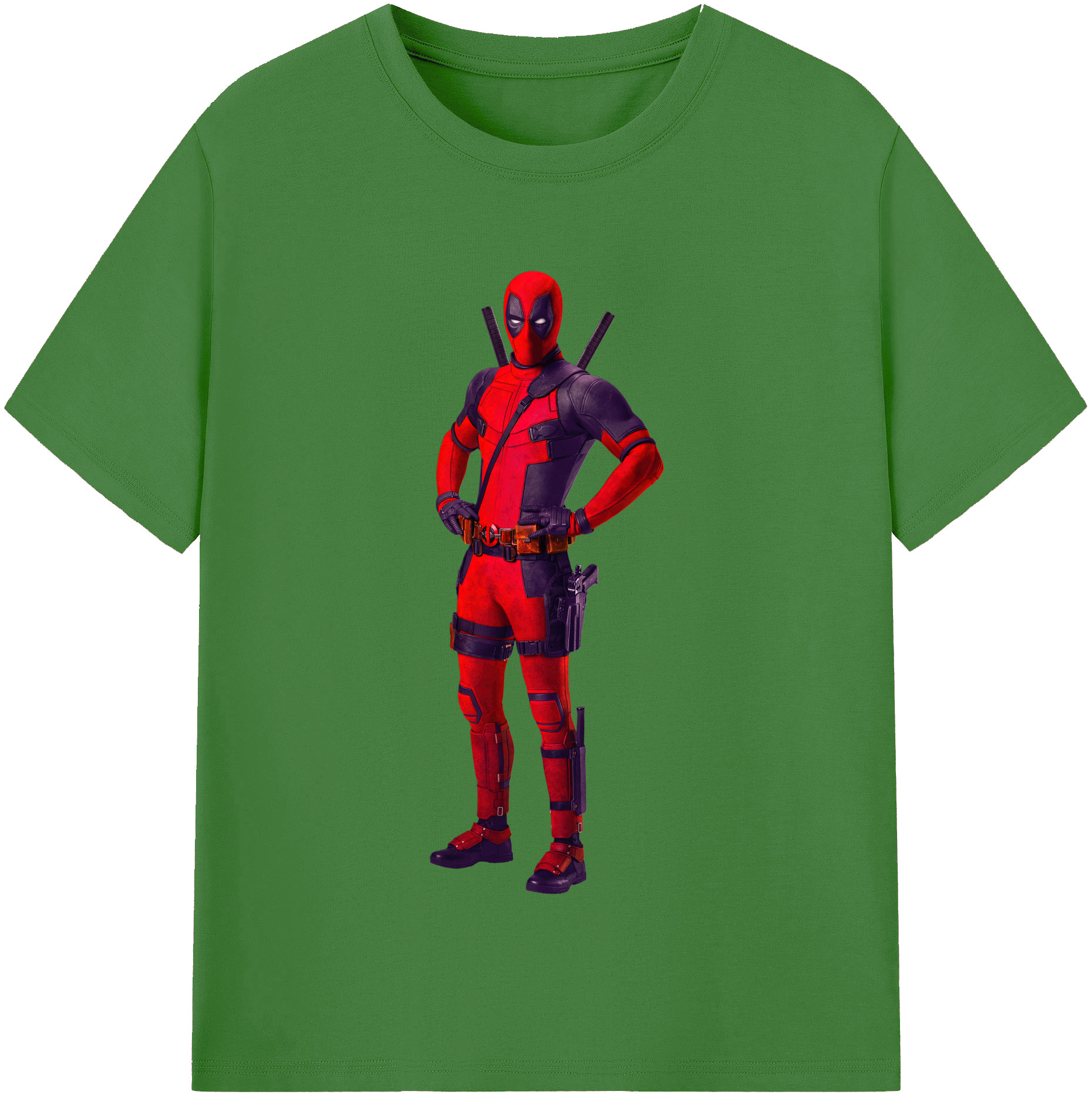 （画像用） Deadpool デッドプール レディースカジュアルプリントTシャツ（綿100％）